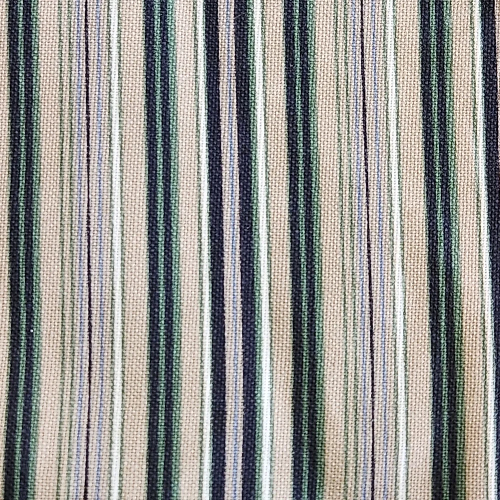 Waverly Williamsburg Garden Images III Striped Ruffled Euro Pillow Sham NWOT